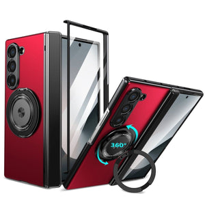 360° Magnetic Bracket Shockproof Phone Case With Screen Protector For Galaxy Z Fold 7/6/5/4