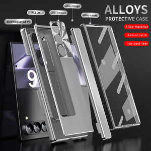 Aluminum Alloy Electroplating Shockproof Phone Case For Galaxy Z Fold 7/6/5/4/3