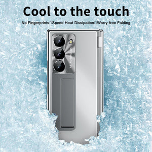 Aluminum Alloy Electroplating Shockproof Phone Case For Galaxy Z Fold 7/6/5/4/3