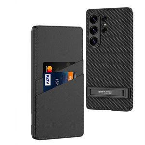 Caseme Flip Leather Case for Samsung Galaxy S23 S24 S25 S26 Ultra Kickstand Wallet Case