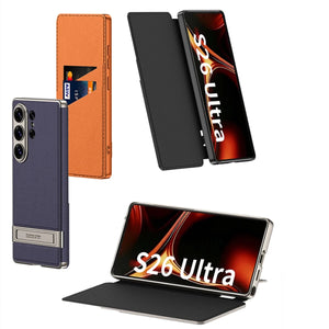Caseme Flip Leather Case for Samsung Galaxy S23 S24 S25 S26 Ultra Kickstand Wallet Case