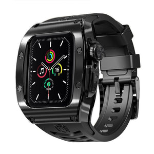 Luxurious Titanium Alloy Case Strap For Apple iWatch 44/45/49 mm
