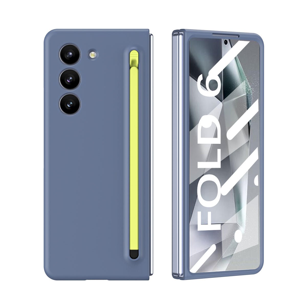 Anti - fall Protective Phone Case With Pen Tray Shell and Film For Galaxy Z Fold 7/6/5/4/3