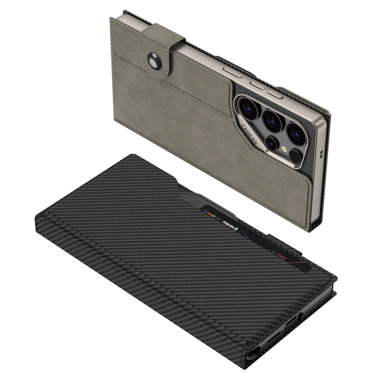 Flip PU Leather Case for Samsung Galaxy S26 S25 Ultra Kickstand Wallet Case