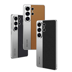 For Samsung Galaxy S26 S25 S24 Ultra Case Luxury Leather Phone Cover Case