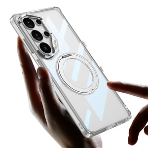 For Samsung Galaxy S26 Ultra Case with Rotating Stand clear Tpu case Camera Protection Tpu Cover